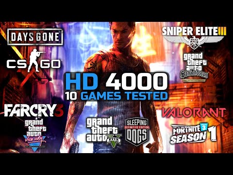 Intel HD Graphics 4000 In 2022 | 10 Games Tested