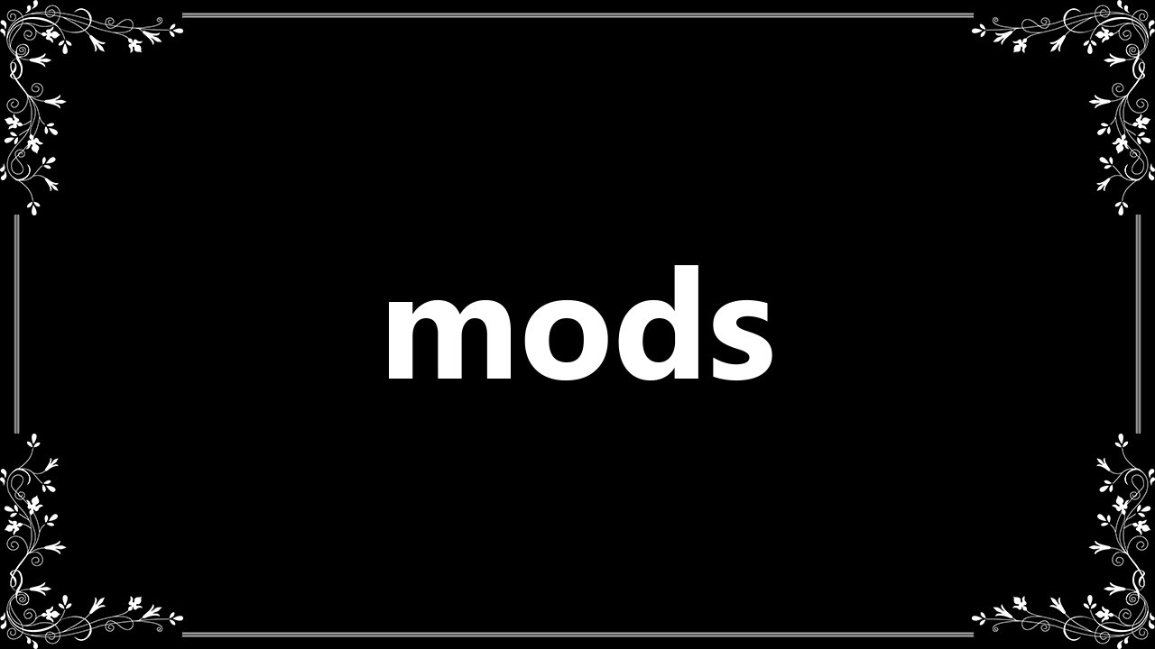 Mod meaning