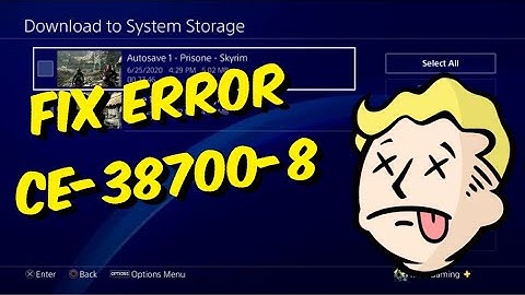 How To Fix Minecraft PS4 Crash Issue Error CE-38700-8