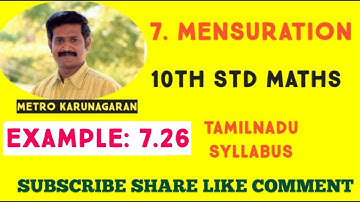 10th Std Maths Example 7.26 Arul had to make arrangements for accommodation of 150 persons for his