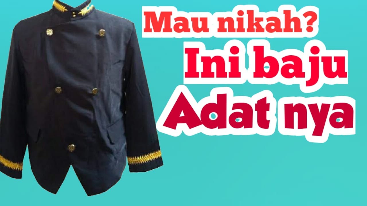 Pola baju Adat Jawa pria