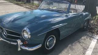 Mercedes-Benz 190 SL (W121) at Main Line Cars & Coffee (November 13, 2022)