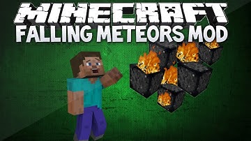 Minecraft: Falling Meteors mod - SPACE CATS, METEOR SHOWER & MORE! (Minecraft 1.4.6 mods)