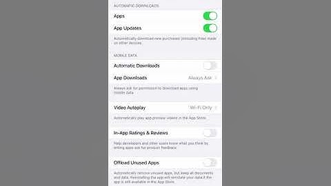 How To Stop Apps Downloading On All iOS Devices Automatically