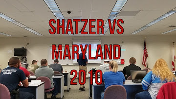 Maryland vs Shatzer  USSSC Case Discussion
