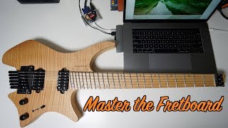 How to play every Major Arpeggio (Chord tones), Solo tips + Backing Track