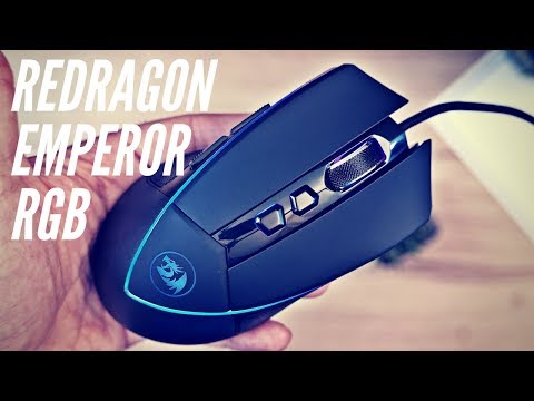REDRAGON EMPEROR M909 RGB GAMING MOUSE   UNBOXING   4K