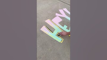 Say HEY! in the comments!  It’s World Hello Day! 👋🏻 #short from a live chalking video