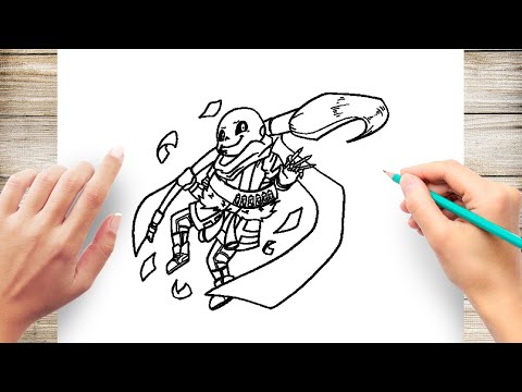 How to Draw Ink Sans Undertale