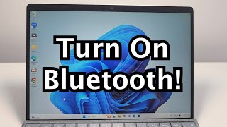 How to Turn On Bluetooth on Windows 11 or 10 PC
