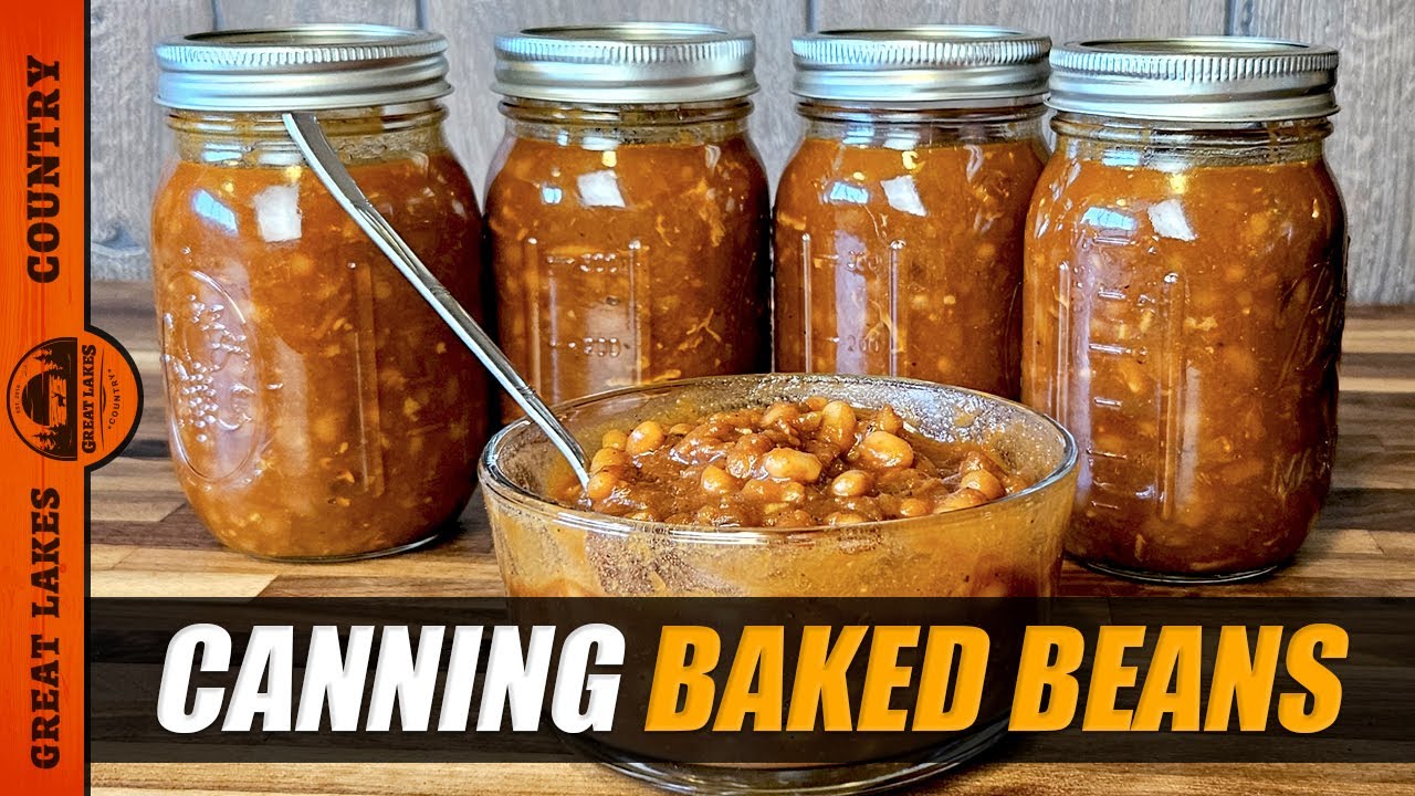 Canning BBQ Baked Beans - Home Cooked Recipe