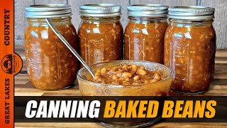Canning BBQ Baked Beans - Better Than Bush's Pork & Beans Pressure Can Recipe