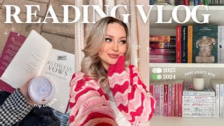 READING VLOG ★ NYE, getting out a reading slump and a weekend away 🫧💓✨AD