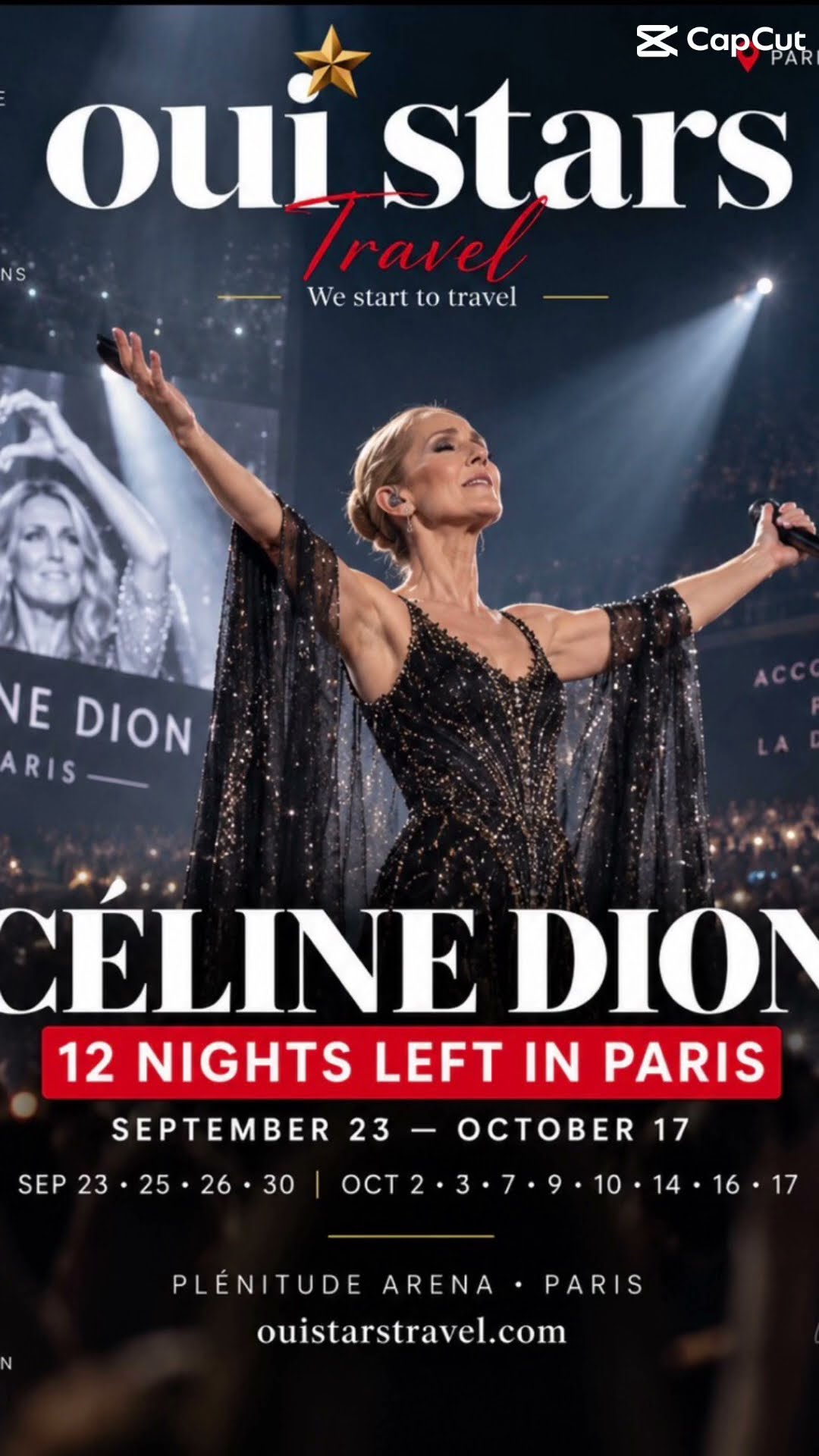 🎤 CÉLINE DION IN PARIS: 12 NIGHTS LEFT — Here Are the Remaining Concert Dates 🇫🇷