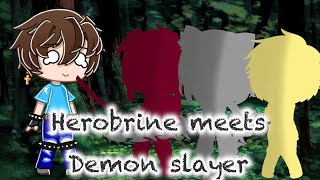 Herobrine meets Demon slayer / Gacha club mini movie