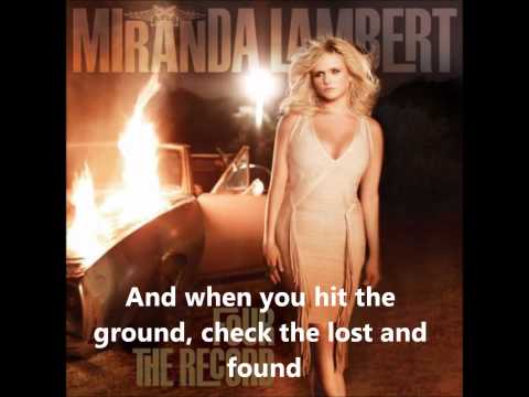 Baggage Claim by Miranda Lambert w/lyrics