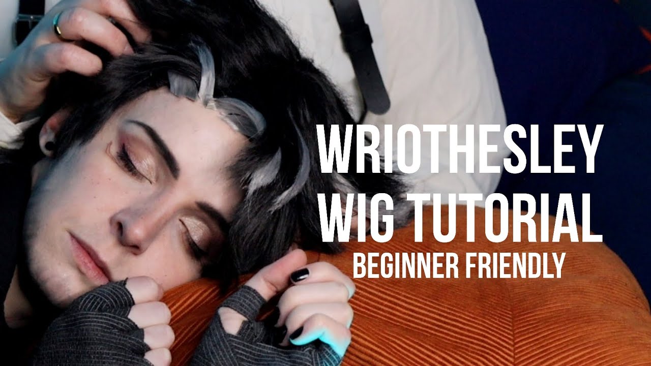 Wriothesley Wig tutorial, Cosplay, Genshin Impact Fontaine