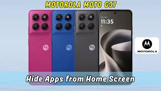 How to Hide Apps from Home Screen on Moto G37 | Remove App Icons Without Uninstalling screenshot 2