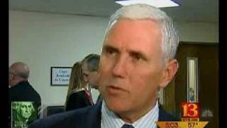 2-9-2009 - Congressman Pence On Wthr Channel 13 News