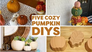 5 Pumpkin DIYs To Get Ready For Fall Fun! 🎃🍂 | HGTV Handmade