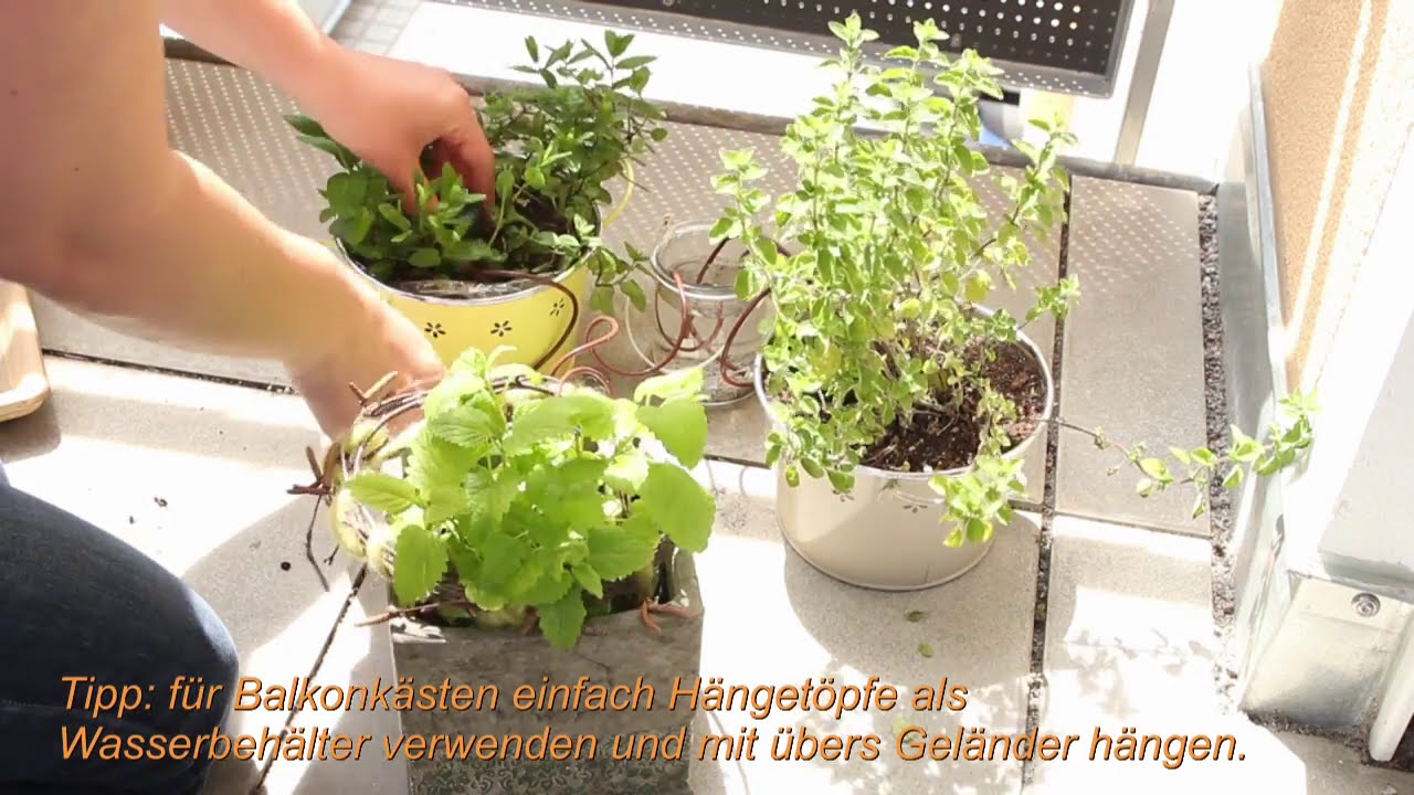 Bewasserungssystem Ohne Wasseranschluss Youtube