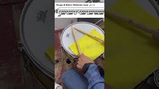 🔥How to play Bolero Snare drum Solo Ravel