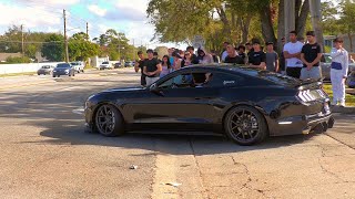 Orlando Cars & Coffee Pullouts, Full Sends, & Fails!!  December 2023