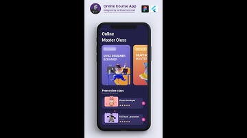Flutter UI Online Course App #Shorts #flutter