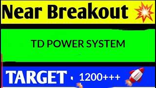 TD Power Systems Ltd. Latest News, Stock Analysis, TD Power Share News, TD Power Share Target