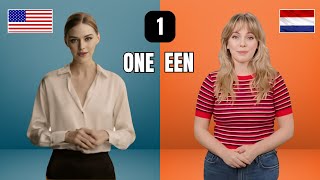 Counting from 1 to 20: Dutch vs. English