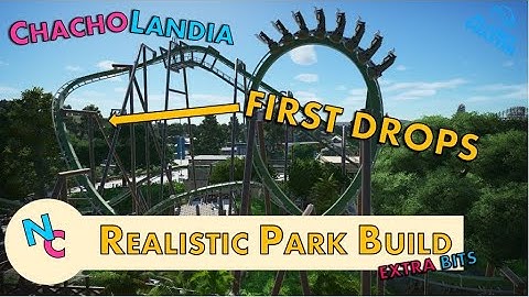 Ep 11 EXTRA (First Drops): Tips, Building Tear-Down | Realistic Planet Coaster Park: ChachoLandia