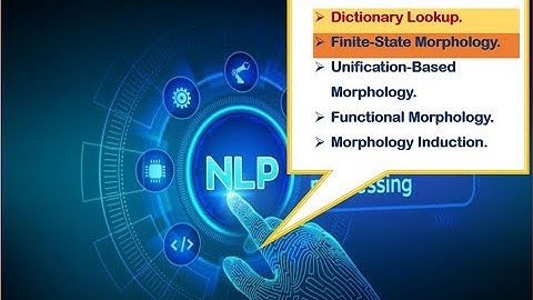 3. MORPHOLOGICAL MODELS