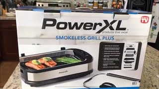 UNBOXING POWER XL SMOKELESS GRILL PLUS