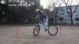 20100206MTB朝練（パラレル＆ダニパラ 60cm復習）