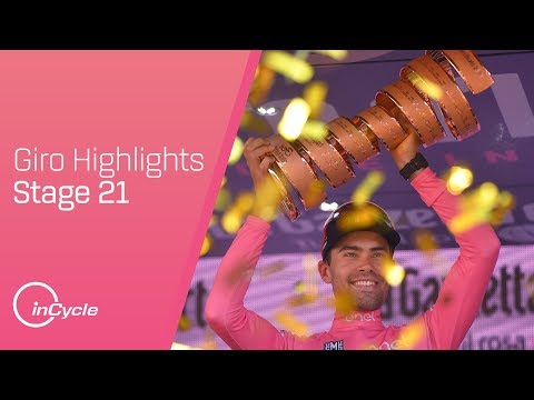 Video: Giro d'Italia: Tom Dumoulin beha alt sensationele ritzege om algemene voorsprong op Quintana te vergroten