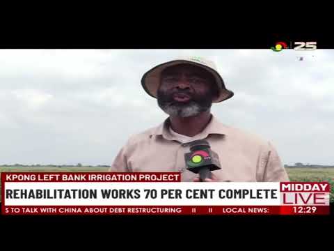 Rehabilitation Works On Kpong Left Bank Irrigation Project 70% Complete