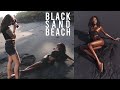 Natural Light Black Sand Beach Bali Photoshoot - Behind The Scenes