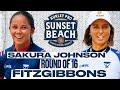 Bettylou Sakura Johnson vs Sally Fitzgibbons | Hurley Pro Sunset Beach 2024 - Round of 16