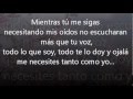 Mientras tu me sigas necesitando - Camilo Sesto (letra)