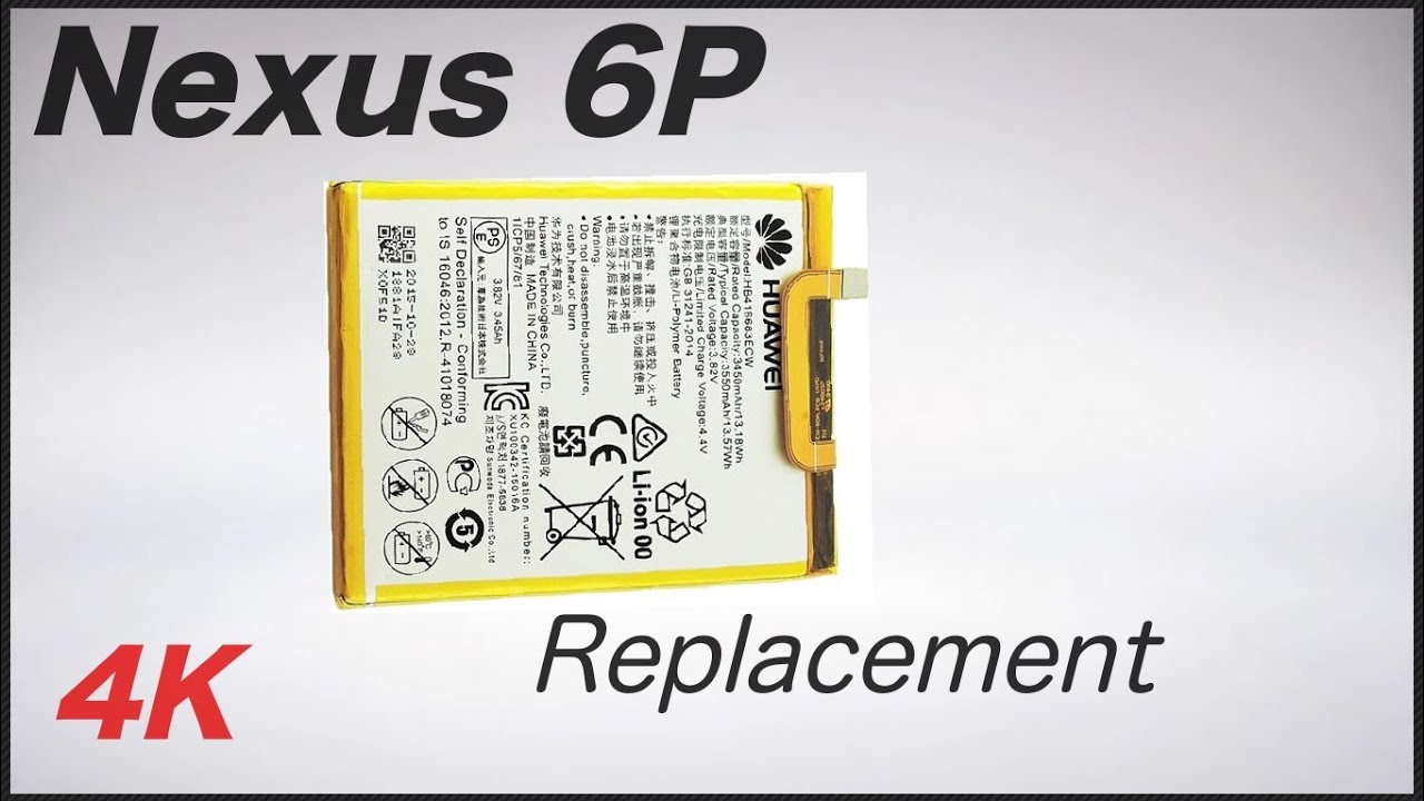 Nexus 6p аккумулятор