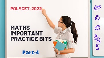POLYCET -2022 I Important Maths Practice Bits I dsrlmaths I part -4 I