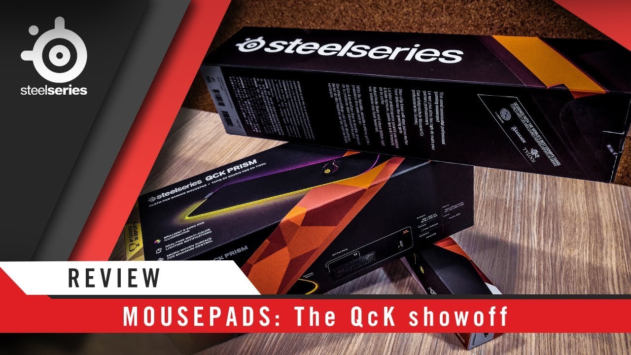 Steelseries Mousepads - Prism Cloth Vs Edge Vs Heavy - Review Ro
