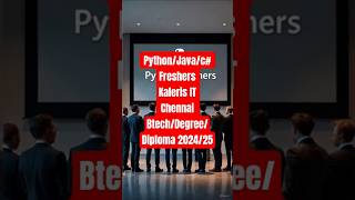 Python/Java/C# freshersJobs in Chennai #2025 | Kaleris Associate Software Engineer Internship