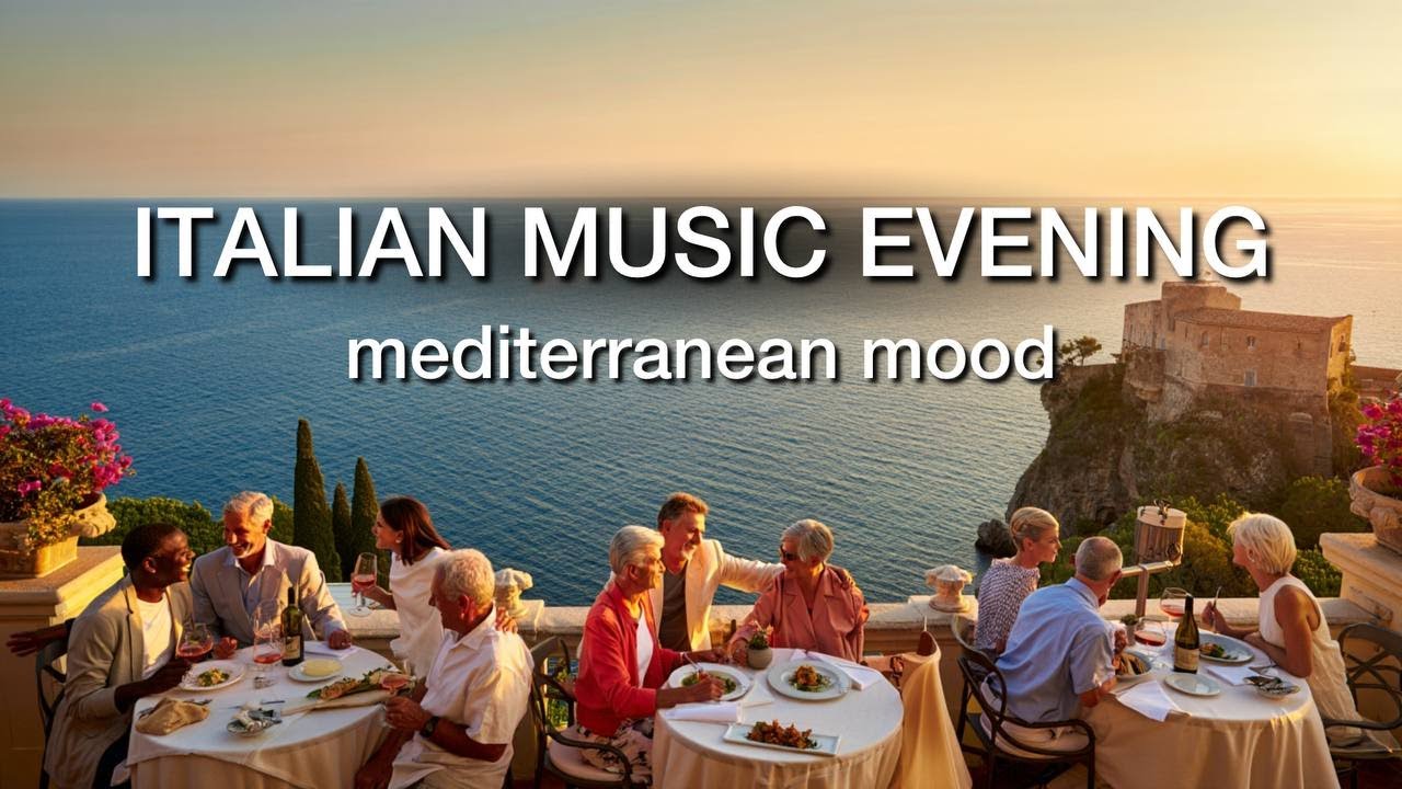 ๐ Italian Music Evening ๐ถ | Romantic Mediterranean Background for ...