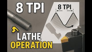 8 TPI Video - Lathe operation