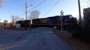 CSXT 9016 leads CSX M580 Newberry SC on the CSX CN&L subdivision