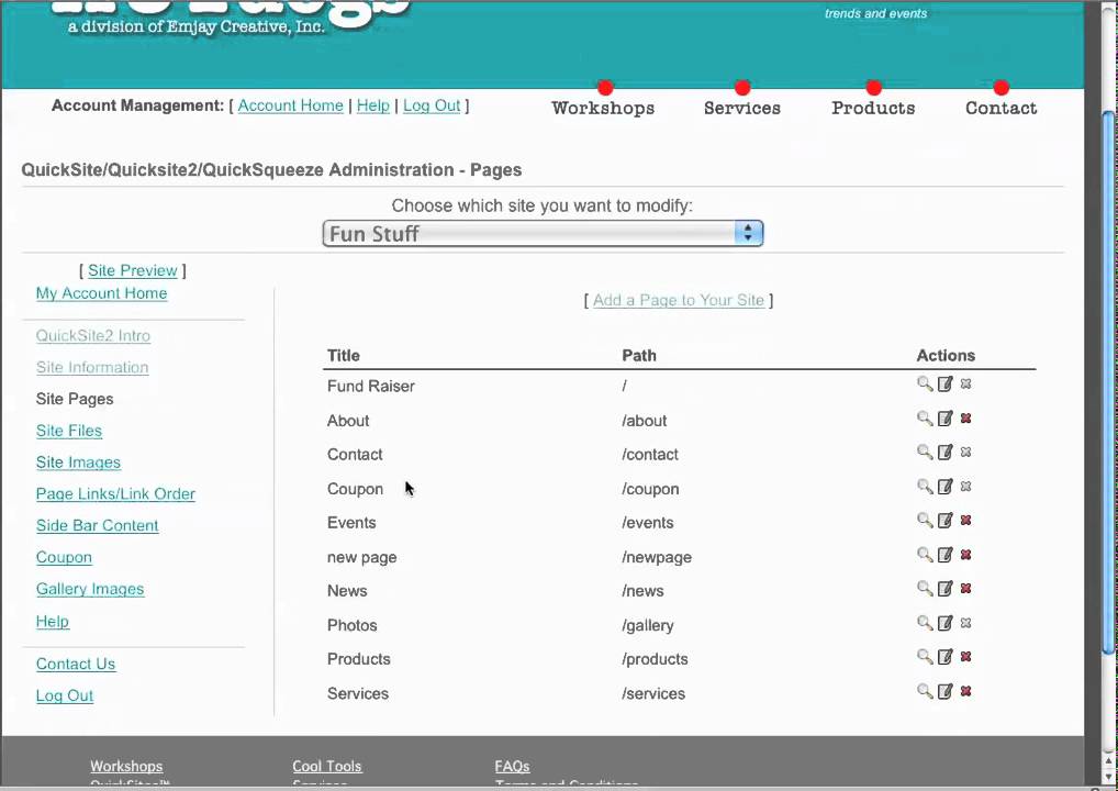 Quicksite QuickSite™ Step2 Page Content Tool - YouTube