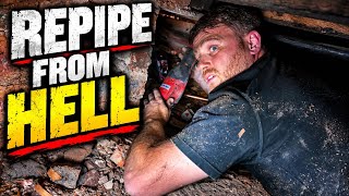 Whole House Plumbing Repipe From Hell | We’ve Got 3 Days!