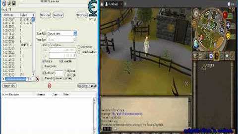 "The Jagex Rotten Potato" Obtained Using Cheat Engine 6.0 - How To Commentary