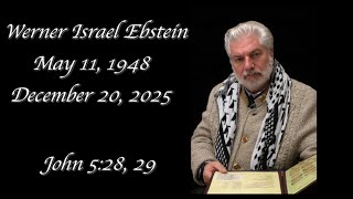 Werner Israel Ebstein May 11, 1948 – December 20, 2025